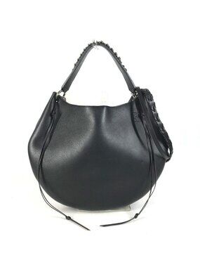 Loewe Shoulder Bag Fortune Hobo 326.62 Leather Black